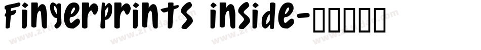 Fingerprints Inside字体转换